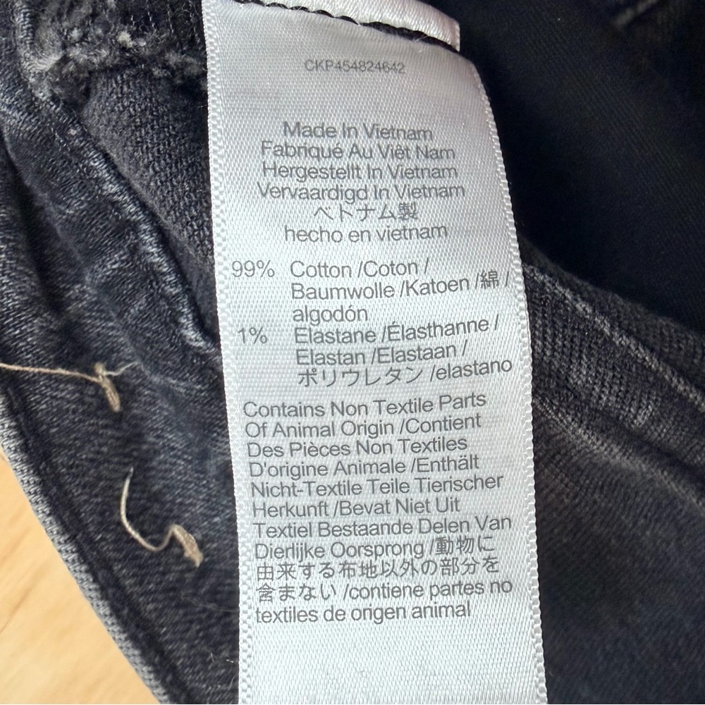 Madewell The Perfect Vintage Jean Black Wash High Rise Size 23 - Picture 8 of 12